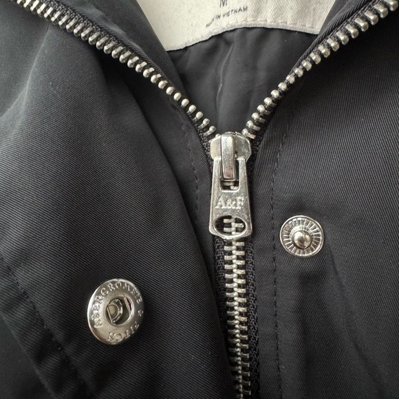 Abercrombie & Fitch Women's Black Utility Jacket, Size M - Picture 7 of 12